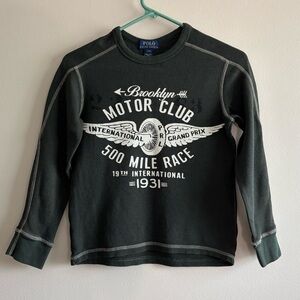 Polo Ralph Lauren Brooklyn Moto Club kids tee sz 8 y.o